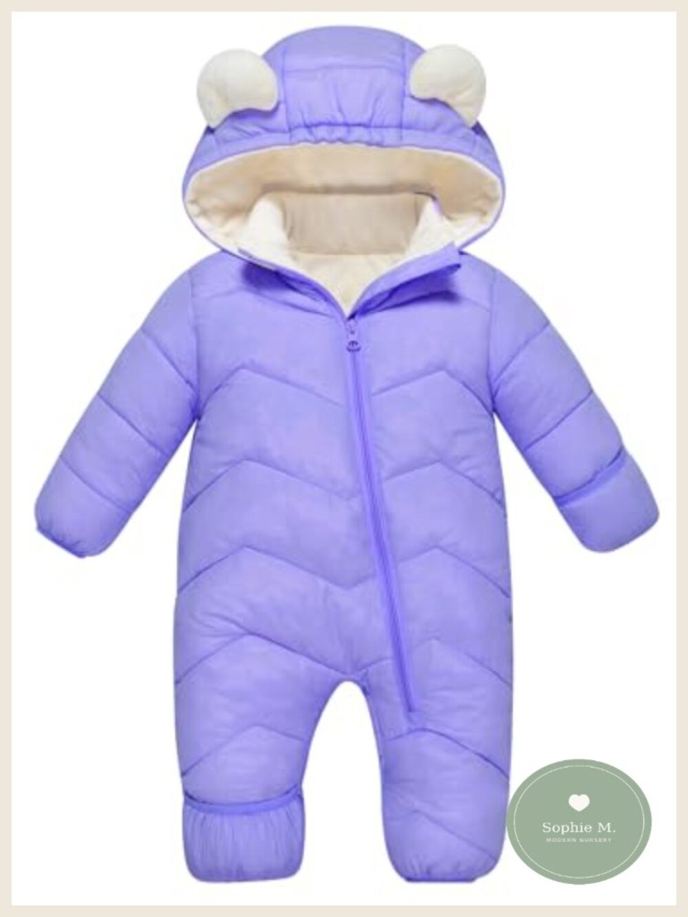 Baby Snowsuit Infant Winter Coat Newborn Snow Suit 0-24 Months Fleece